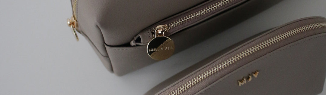 100% recyceltes Echt-Leder • personalisierbar