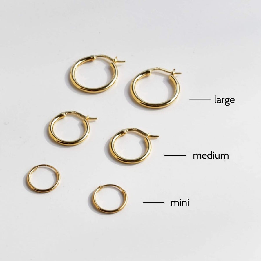 Hoops large mit Perlen